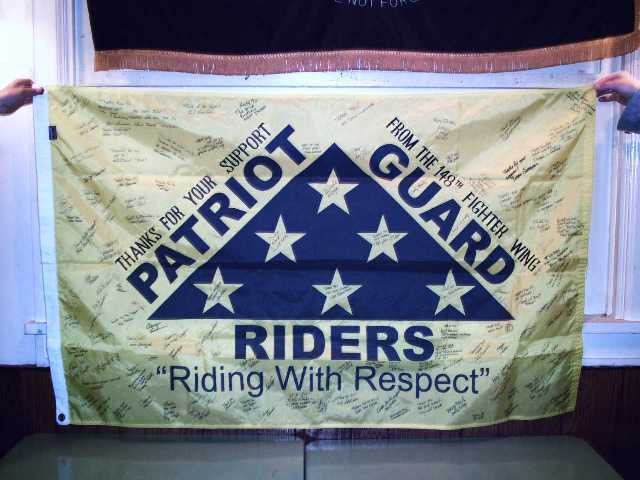  click here to view Patriot Guard flag project